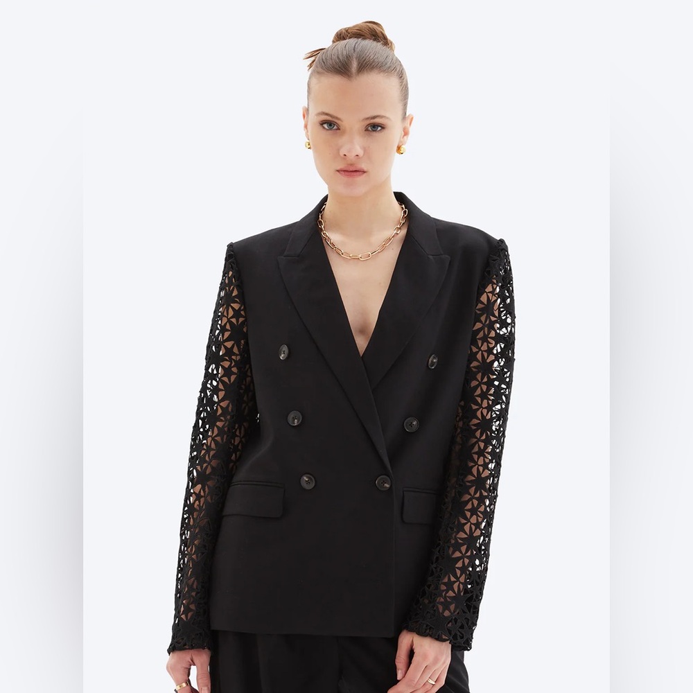 STELLA STAR - Double-Breasted Classic Blazer